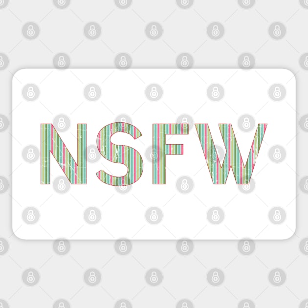 NSFW - Stripes Sticker by MemeQueen